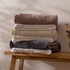 Lux Sherpa Fleece Throw Natural - 127 x 152cm